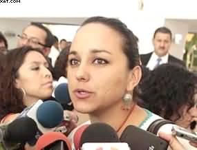 La presidenta de la Asamblea Nacional de Ecuador, Gabriela Rivadeneira