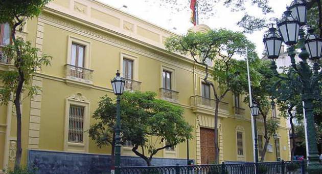 La Casa Amarilla, sede de la Cancillería venezolana