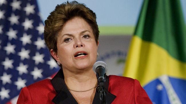 la presidenta de Brasil Dilma Rousseff