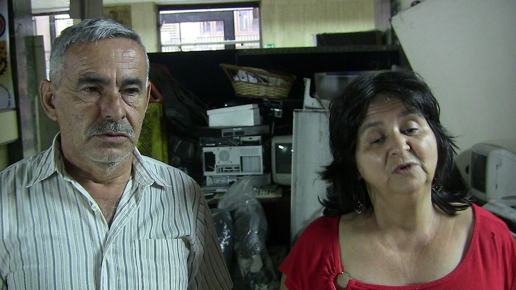 Adolfo y Zoila de Pablo de San Cristobal, estado Táchira, declarando para Aporrea