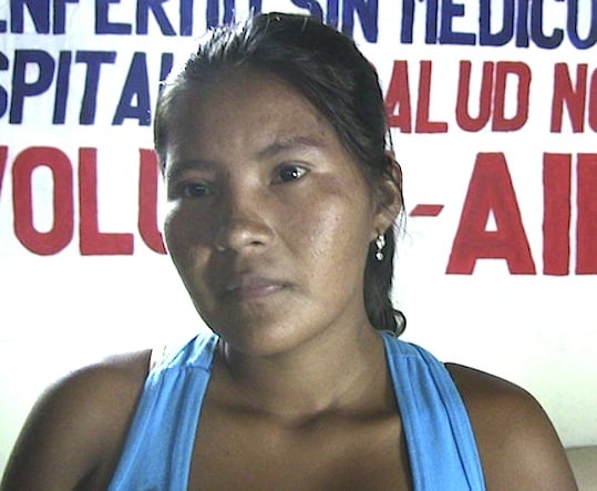 Zenaida Romero, hija del cacique yukpa sabino romero izarra, quien fue asesinado el 3 de marzo por sicarios en la sierra de perijá