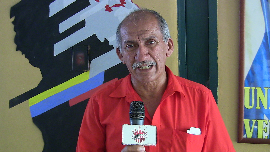 Freddy mogollón militante del comité de tierras urbanas, movimiento de pobladores en el estado Lara