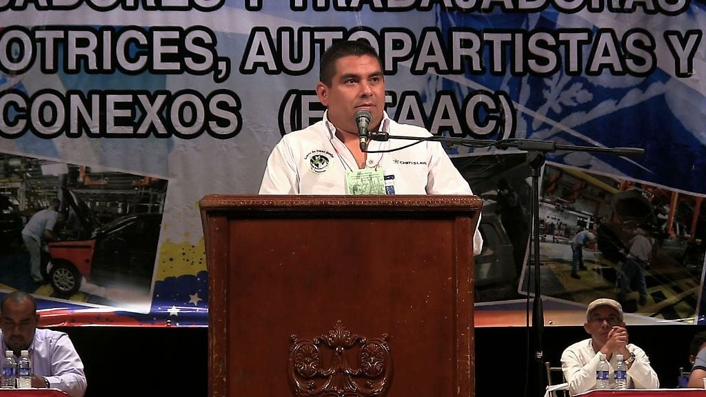 Cristian Pereira del sindicato de trabajadores automotrices, autopartistas y conexos