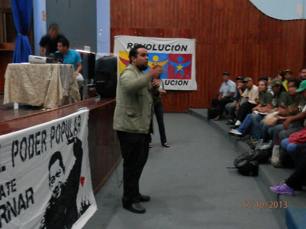 Ricardo Adrián, vocero Campaña Admirable del Poder Popular, integrante del Consejo Regional