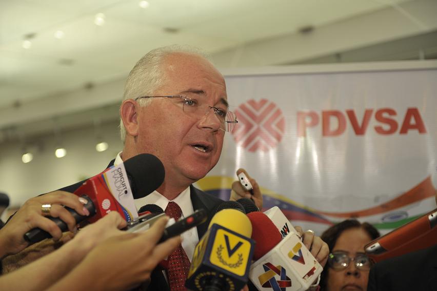 El ministro del Poder Popular de Petróleo y Minería y presidente de PDVSA, Rafael Ramírez