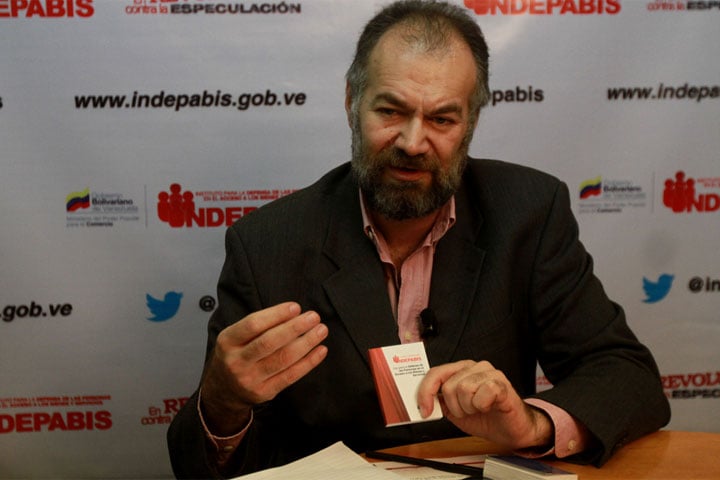 El presidente del Indepabis, Eduardo Samán.