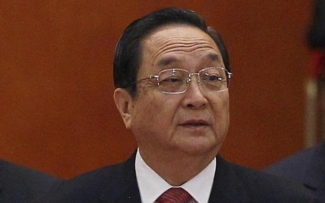 El miembro del Buró Político chino, Yu Zhengsheng