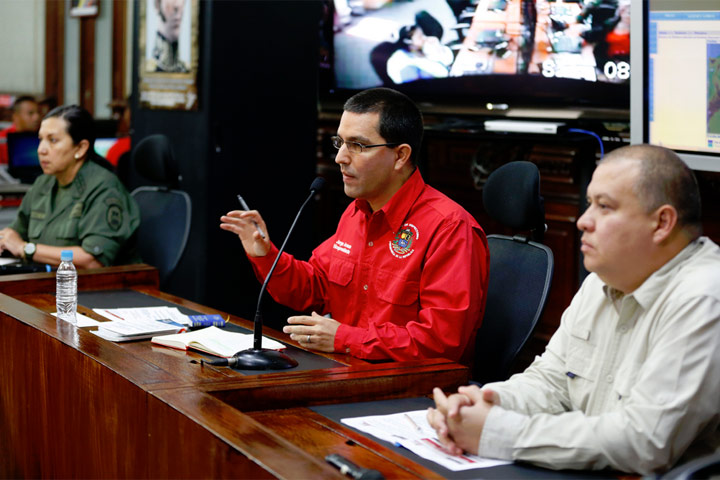 El vicepresidente Ejecutivo de la República, Jorge Arreaza