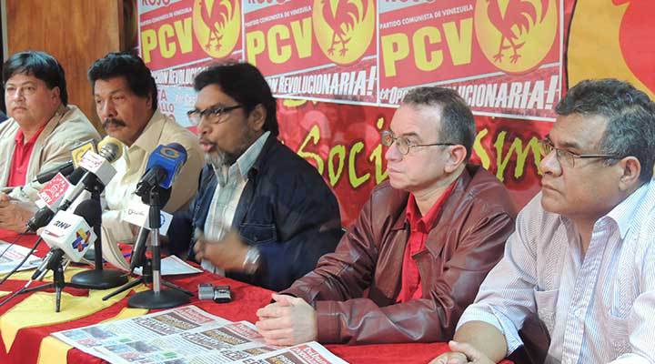 El Buró Político del Partido Comunista de Venezuela (PCV)