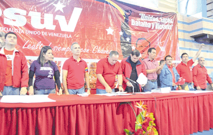 Jornada de abanderamiento de las UBCH en el estado Mérida