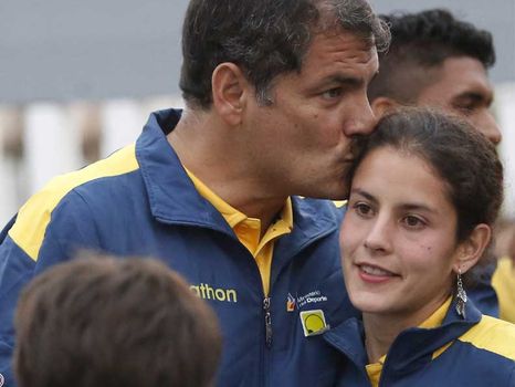 Rafael Correa, orgulloso y con razón