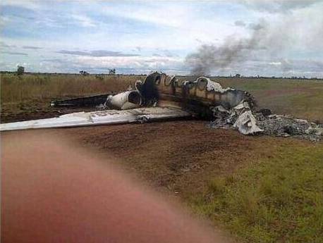 En Apure, cerca de Colombia fue derribado el avión Raytheon Hawker 25 de matrícula mexicana, que ingresó a Venezuela sin autorización.