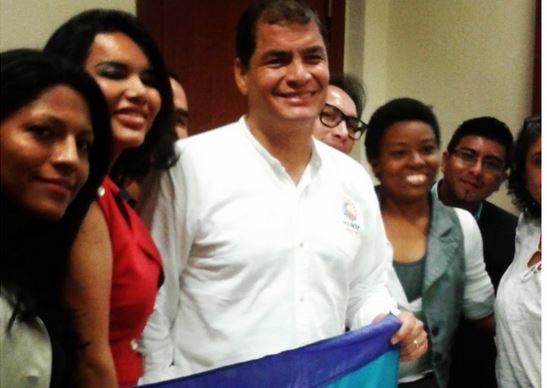 Correa y colectivos GLBTI de Ecuador