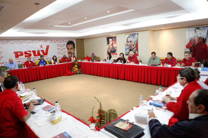Reunión de la Dirección Nacional del PSUV en Anzoátegui