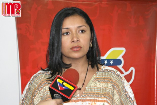 La ministra para los Pueblos Indígenas, Aloha Núñez
