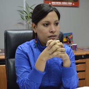 La superintendente nacional para la Defensa de los Derechos Socio-Económicos, Andreína Tarazón
