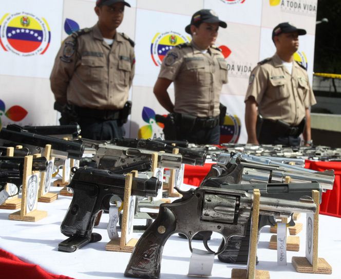 117 armas de fuego fueron inutilizadas en Caracas
