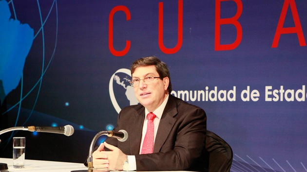 El ministro de Relaciones Exteriores de Cuba, Bruno Rodríguez