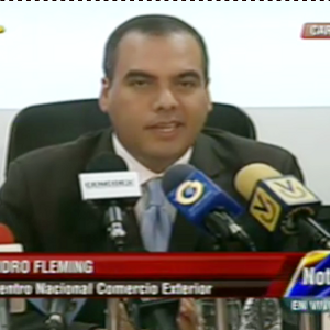 El presidente del Centro Nacional de Comercio Exterior, Alejandro Fleming