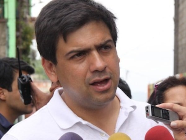 El alcalde del municipio Sucre del Estado Miranda, Carlos Ocariz