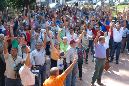Asamblea de Obreros de la Universidad de Carabobo del 16/01/2014
