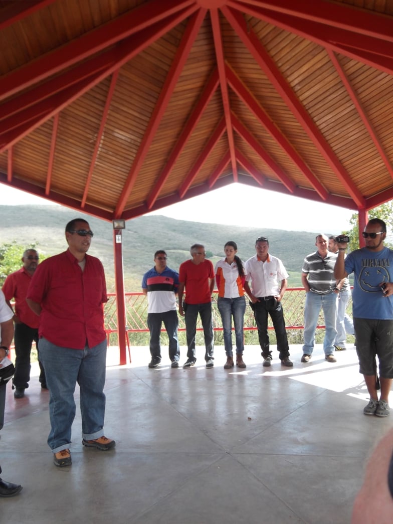 Diputado suplente (AN) José Zerpa y el equipo técnico-gerencial venezolano, brasileño y cubano explican el Proyecto Agrario Socialista Integral Valle de Quibor