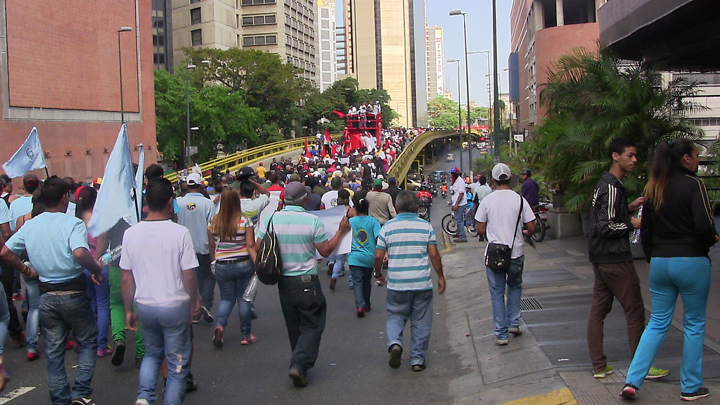Marcha Golpe de Timón desde Catia hasta La Plaza Venezuela
