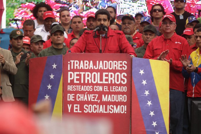 Presidente Maduro se dirige a los trabajadores petroleros en Miraflores