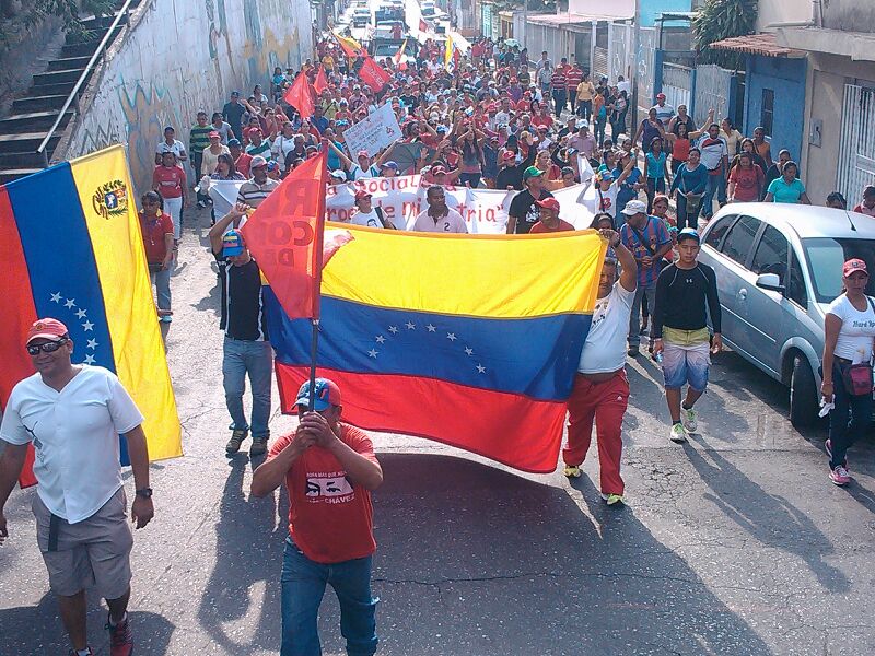 Marcha En la Parroquia Unión en Barquisimeto