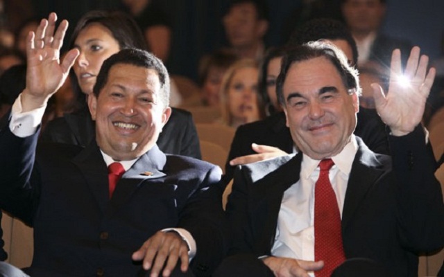 Chávez y Oliver Stone