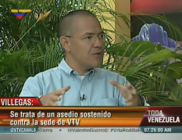 El ministro de Estado para la Transformación Revolucionaria de la Gran Caracas, Ernesto Villegas