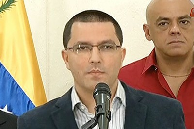 El vicepresidente de Venezuela, Jorge Arreza