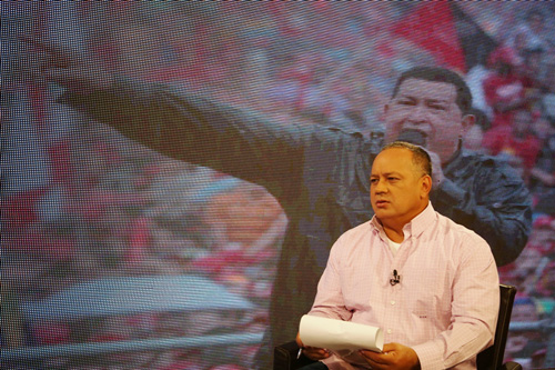 Diputado Diosdado Cabello en su programa “Con el Mazo Dando” por VTV