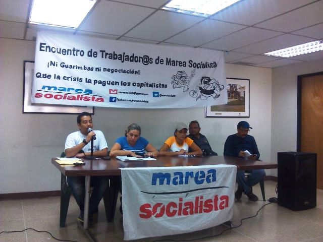 Encuentro de Trabajadores de Marea Socialista Regional Caracas