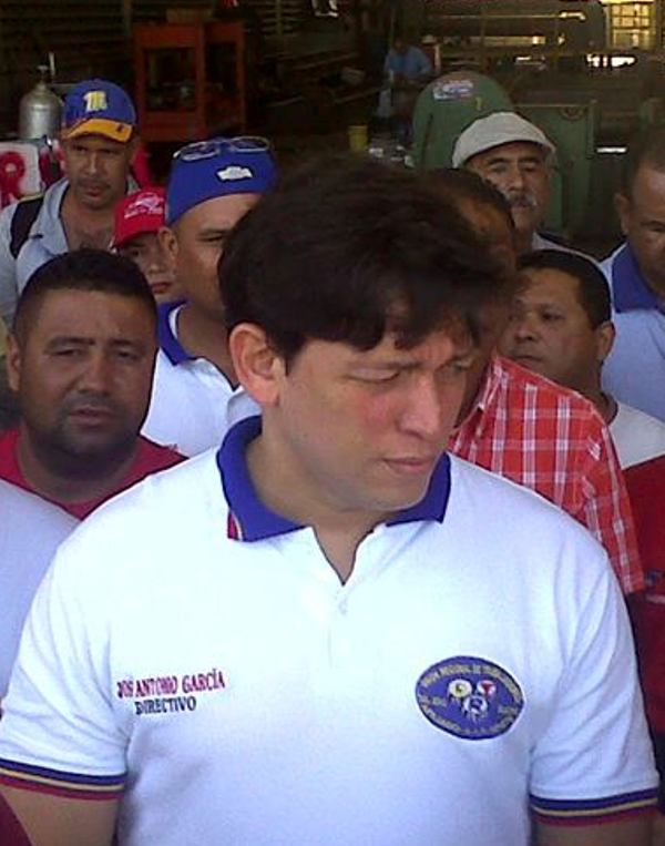 El dirigente de la URT Sucre, José Antonio García