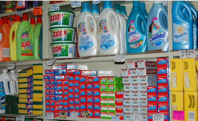Productos para la higiene personal y del hogar