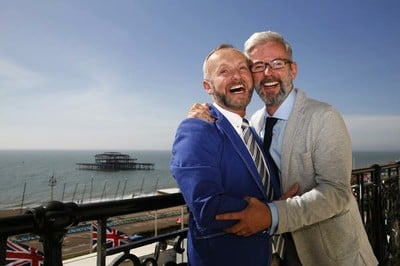 La aprobación del matrimonio homosexual trajo esperanza al Reino Unido.