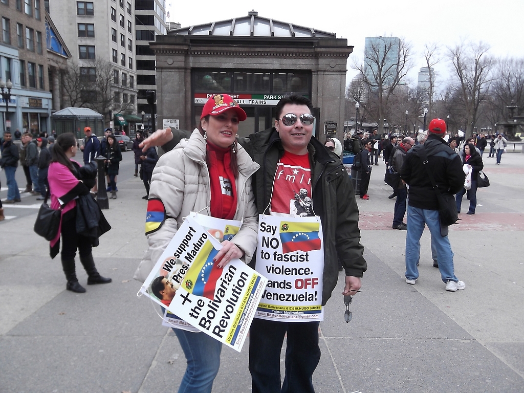 Bolivarianos en Boston