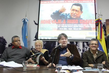 Movimiento de Unidad Popular (MUP) dirigentes sociales y políticos de Argentina, conmemoraron  el "Día de la Milicia Nacional Bolivariana del Pueblo en Armas y la Revolución de Abril"