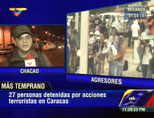 efe del CORE5, Manuel Quevedo, advirtió que las autoridades municipales no evitaron los actos vandálicos terroristas, así como tampoco prestaron ningún tipo de apoyo a las fuerzas del orden