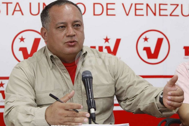 El presidente de la Asamblea Nacional (AN), Diosdado Cabello