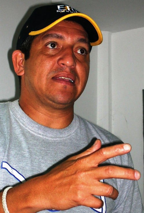 Marcos Garcïa, Secretario General del Sindicato Unión Socialista de Trabajadores (UST) que agrupa a los trabajadores y trabajadoras de los entes de la Alcaldía del Municipio Bolivariano Libertador