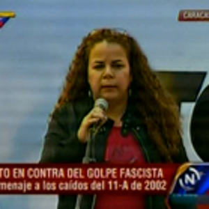 La integrante de la dirección nacional del PSUV, Iris Varela