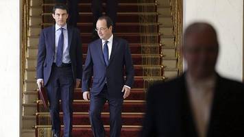 Manuel Valls y Hollande