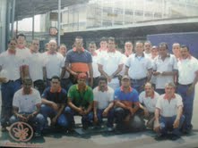 Miembros del Sindicato Único de Trabajadores de Alimentos Polar Planta Turmero (SUTAPC)