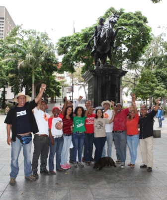 Promotores del evento campesino convocan desde la Plaza Bolívar de Caracas