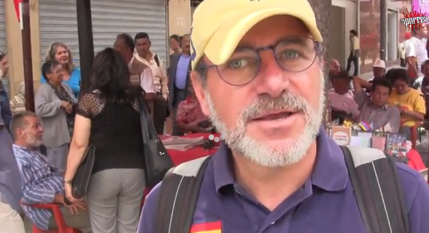 Juan Barceló se encontraba de visita en Venezuela, en casa de unos familiares