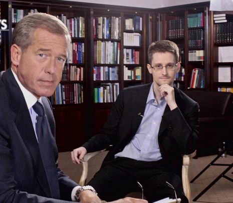 Edward Snowden en entrevista exclusiva con Brian Williams, de NBC News