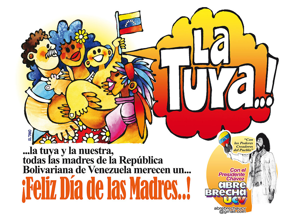 Afiche "La Tuya..!" de Abrebrecha UCV