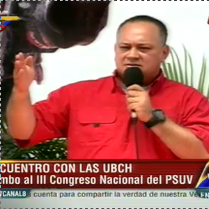 Diosdado Cabello con la UBCH de Monagas